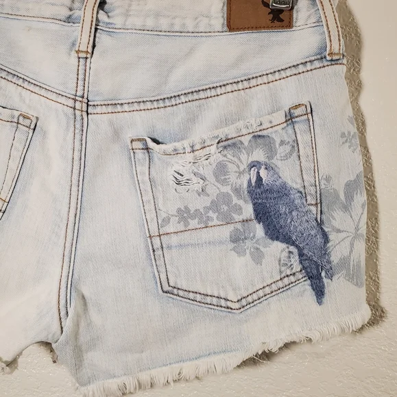 UniqueAmerican Eagle vintage high rise jean short - Picture 9 of 13